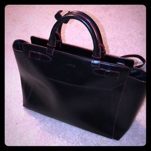 Beautiful Lodis black leather bag